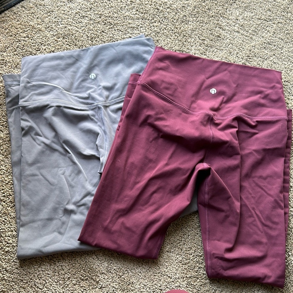 Set of 2 HeyNuts Workout Leggings Tights 7/8 Size Small